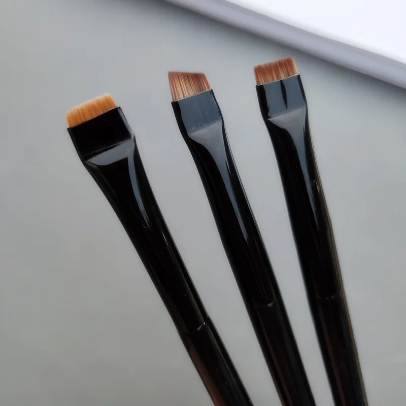

Thin Eyeliner Makeup Brush Set Fine Liner Brushes Professional Angled Eyebrow Brush High Quality Brow Contour Makeup Tool