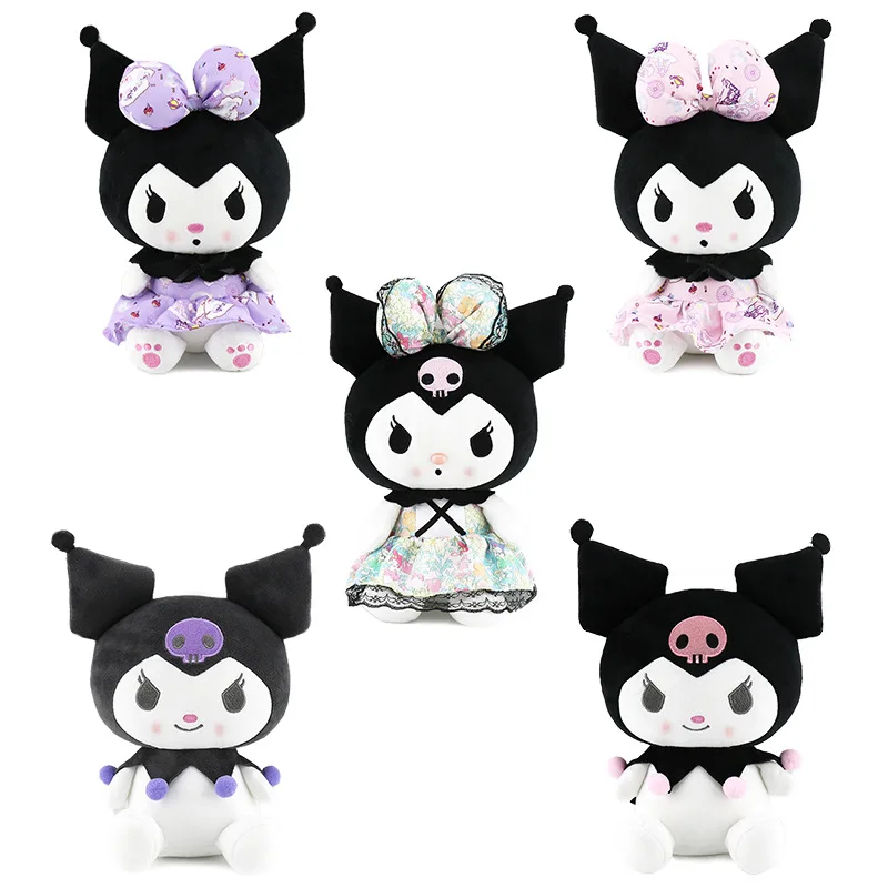 

Sanrio Cinnamoroll My Melody Kuromi Doll Lolita Plush Princess Dress Car Decoration Anime Cartoon Kawaii Gift