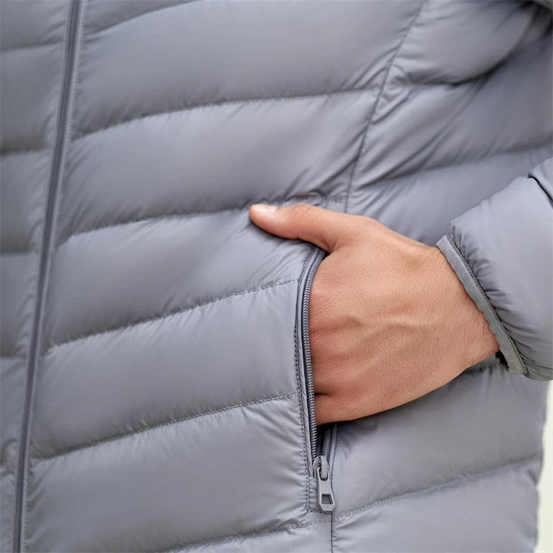 【U.S. Warehouses/3Day Deliver】TANBOER Winter Lightweight Packable Men's Duck Down Puffer Jackets With Hood TA210221