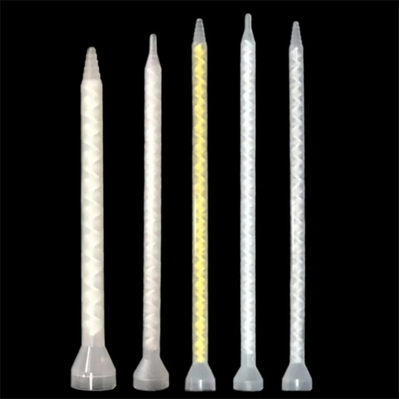 

20 шт. смола AB клей статический смеситель смешивающая трубка смешивающая сопла для двухкомпонентного жидкостного смешивающего аппарата шал...