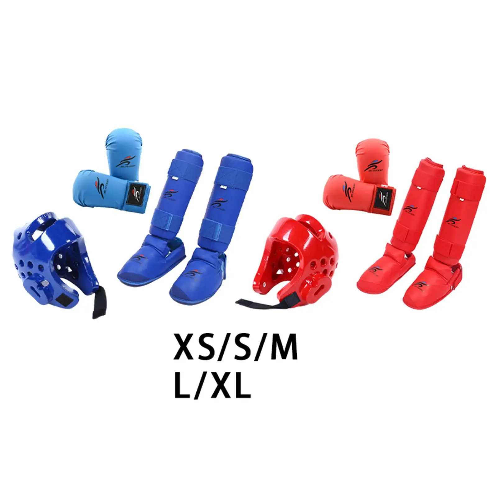 Комплект снаряжения для спарринга по тхэквондо тренировочный боксерский