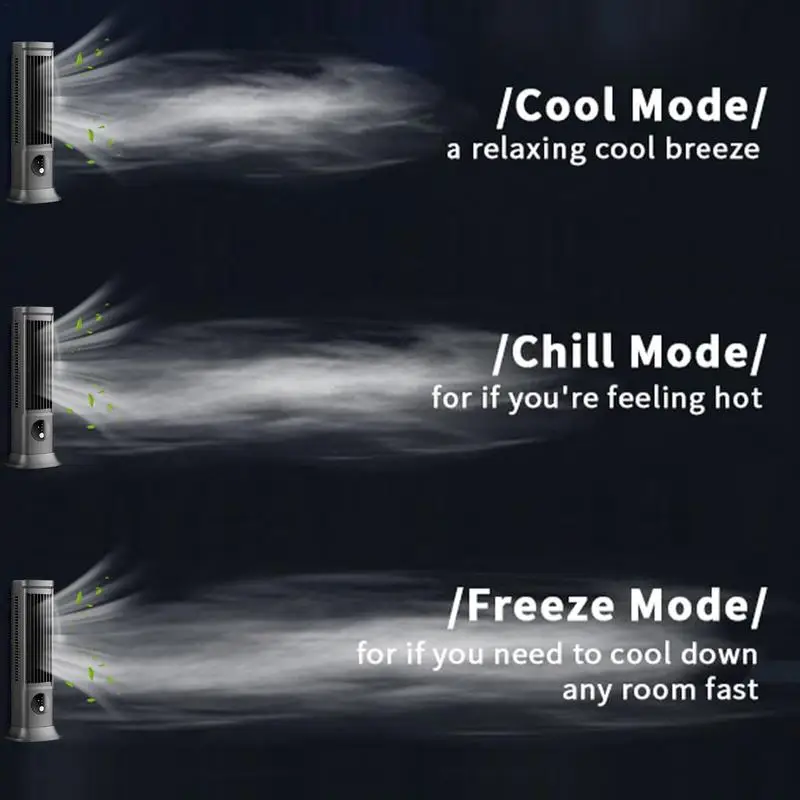 Кондиционер Портативный испарительный воздухоохладитель Регулируемый тихий