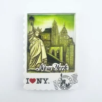 america travelling fridge magnets united states new york statue of liberty tourism souvenirs fridge stickers home decor