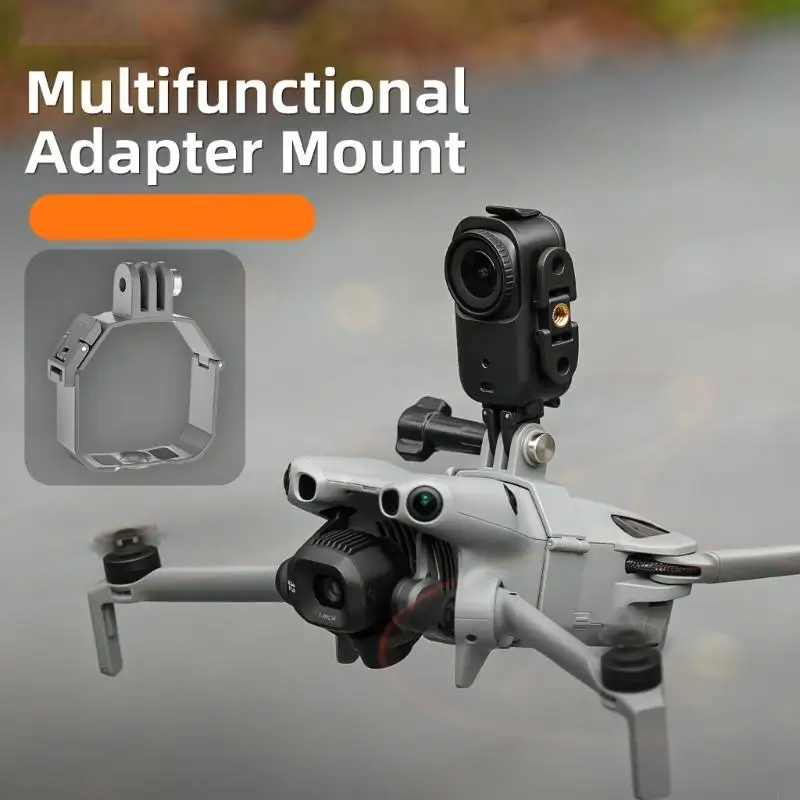 Фото Точный монтажный кронштейн для дронов Mini 5Pro, адаптер для крепления спортивной камеры для прожекторов, поддержка микрофона, №1