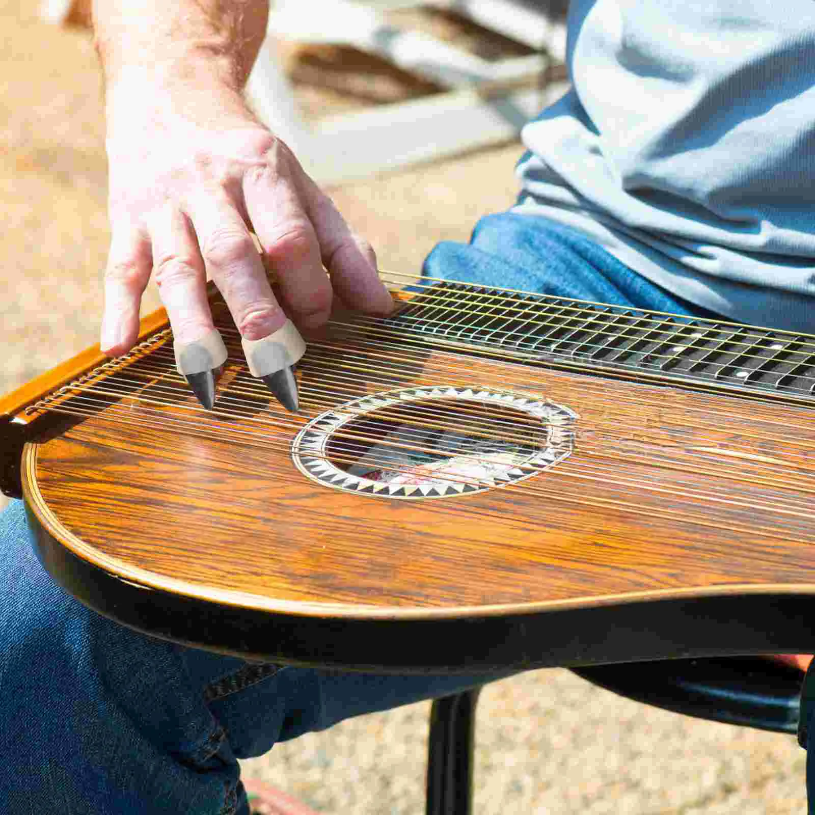 2 комплекта маленькие силиконовые чехлы для ногтей детский комплект мандолина