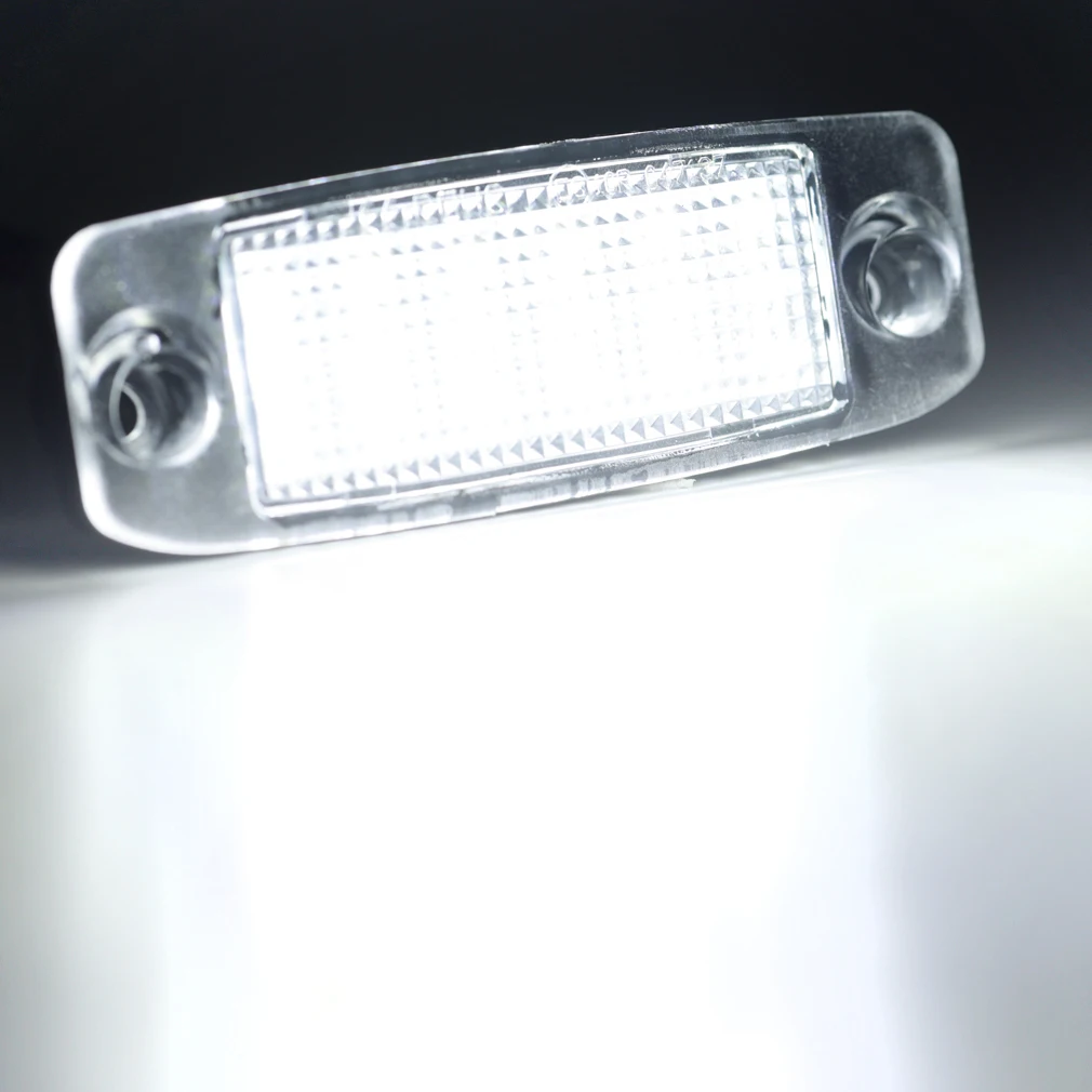 Светодиодные лампы 18SMD для подсветки номерного знака Hyundai Sonata YF GF лампа Canbus 6000K 10MY