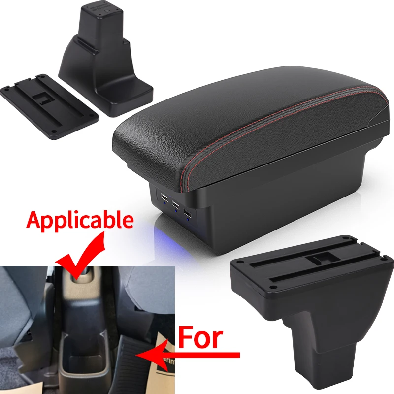 Подлокотник с интерьером автомобиля USB-портом