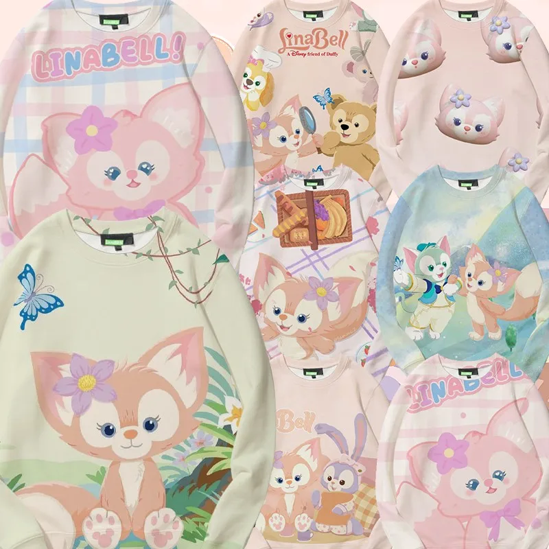 Кобрендовая Толстовка Disney Linabelle с круглым вырезом детская маленькая одежда для