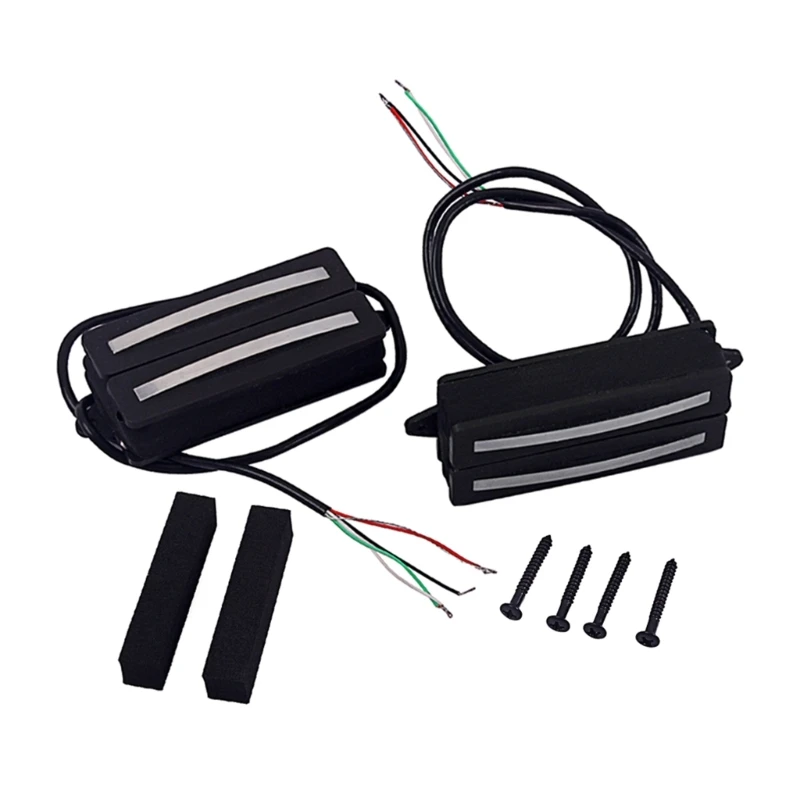 

Guitar Pickup 4 Wire for Electric Guitar Pickup Dual Hot Rail Dual Coil Pickup
