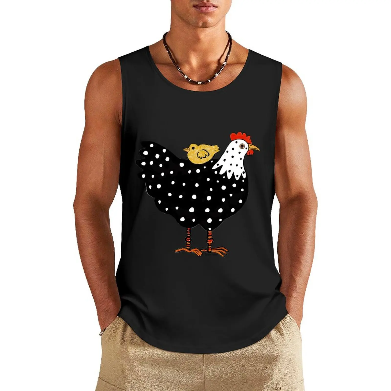 Майка Mama Chick жилет мужская футболка для фитнеса баскетбольная