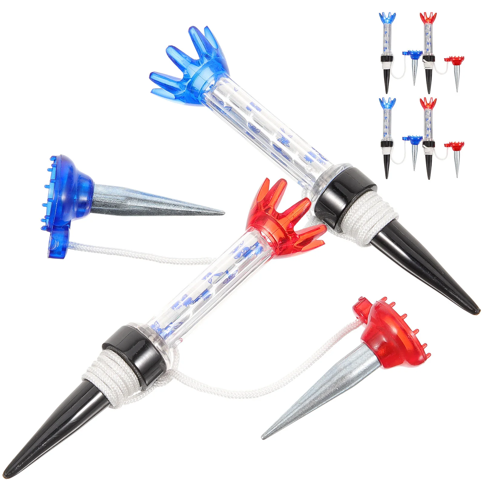 

6 шт., пластиковые держатели для мячей для гольфа, 8 х2 см