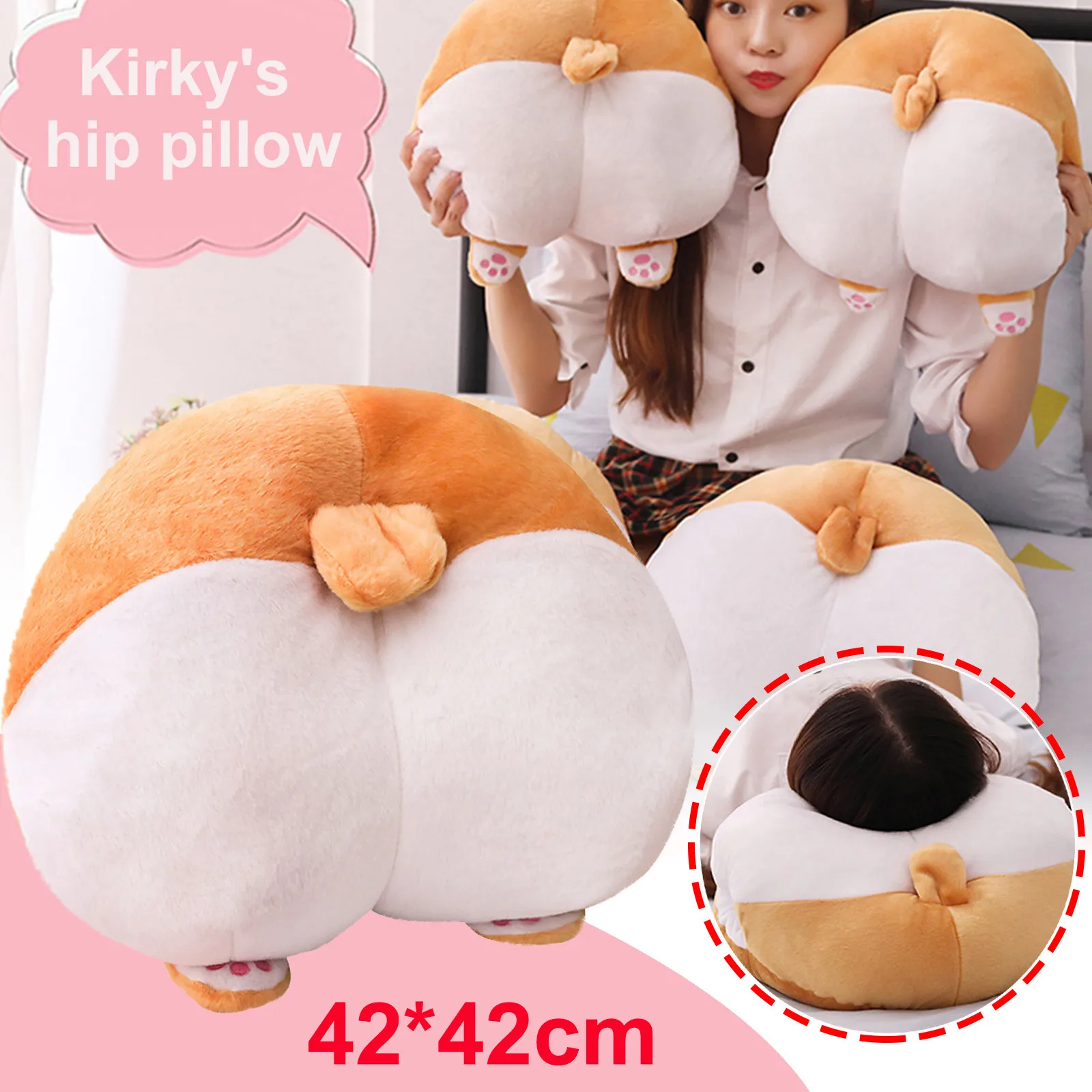 

Supernatural Plush Shape Warmer Doll Gift Corgi Dog Plush Pillow Stuffed Children Hand Butt Stuffed Plush toy Animal Plush Cow