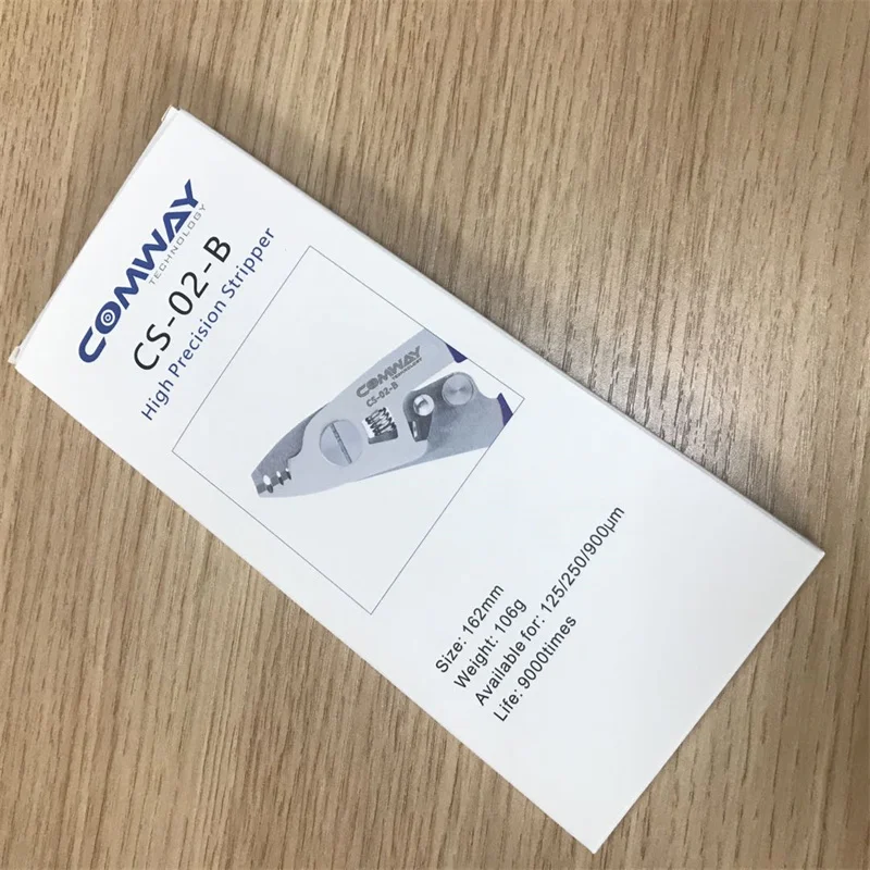 Original Comway Fiber Fusion Splicer Stainless Steel Stripping Piler Miller Clamp CS-02-B High Precision Stripper Three-port