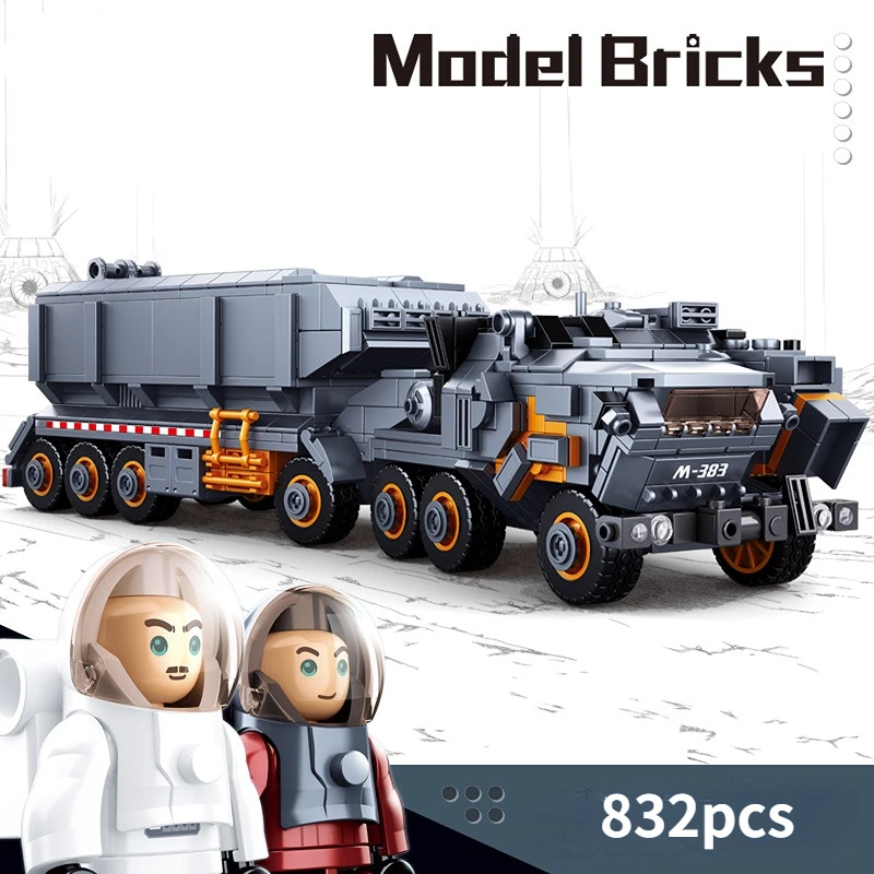 

MOC Puzzle Splicing Earth Flint Carrier Assembly Building Block Model Adult Hobby Collection Kid's Toys Children's Day Gifts
