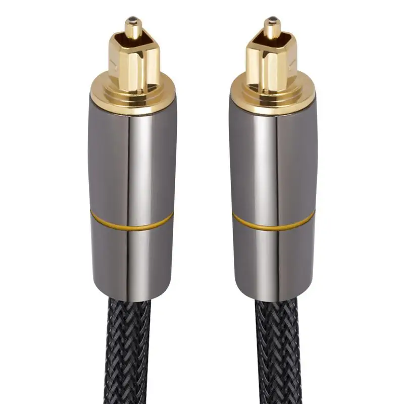 Optical Audio Cable Fiber Audio Cable Optical Cable Braided Fiber Cable High-Speed Slim Fiber Audio Cable Multi-Channel Soundbar