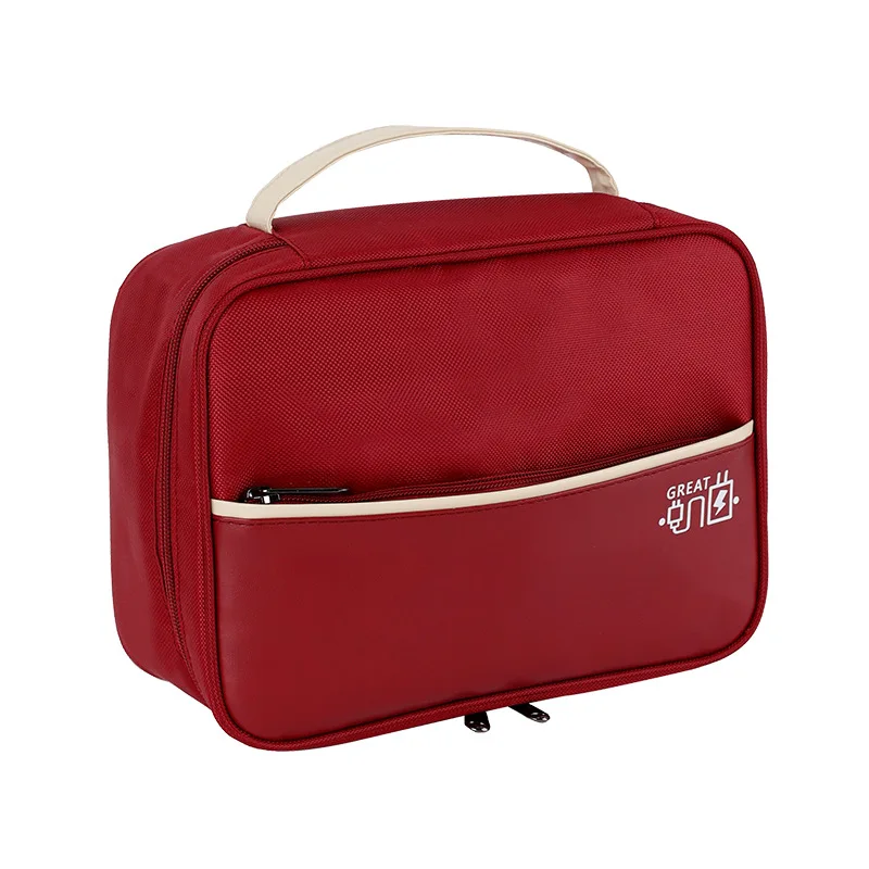 

Fashion Storage Bag Data Cable Large Capacity Storage Bag Cosmetic Bag Digital Electronic Product Storage Box Travel Bag