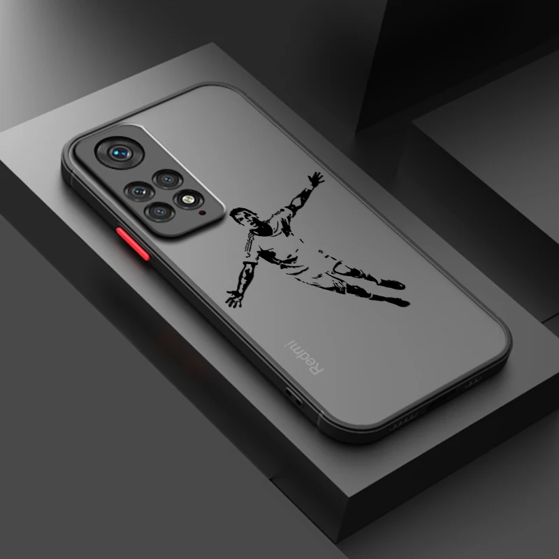 Искусство Футбольные Звезды № 10 7 Матовый полупрозрачный для Redmi 8 8A 9A 9C 9AT 9 9T 10X 10A