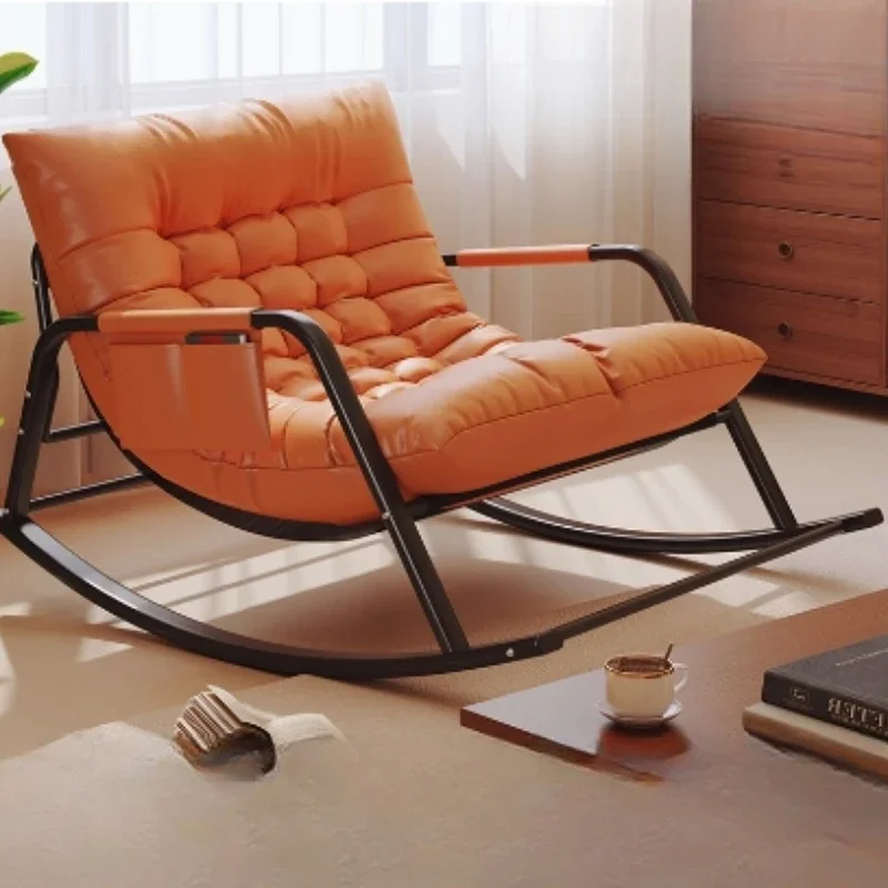 Современное кресло с откидной спинкой удобное из технической ткани