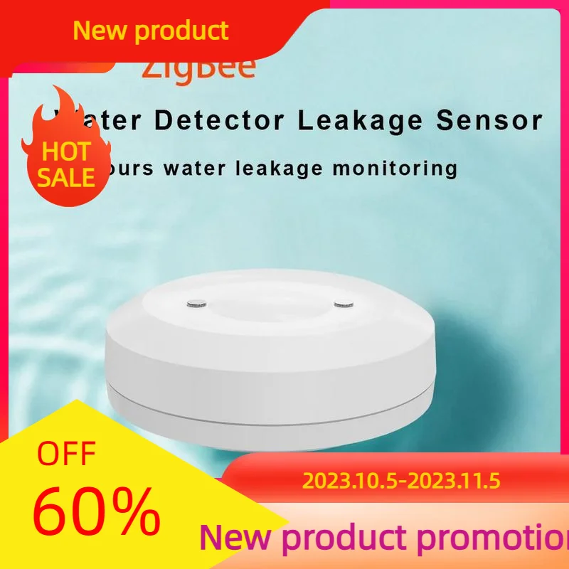 

Умный датчик утечки воды Zigbee, детектор уровня воды, предупреждение
