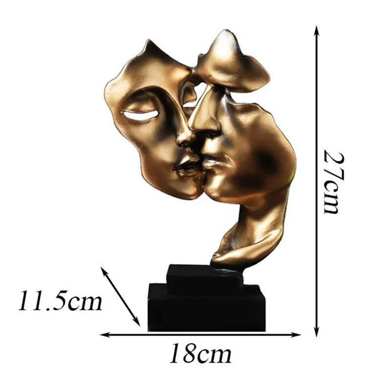 Скульптура с абстрактным изображением лица человека свадебный подарок