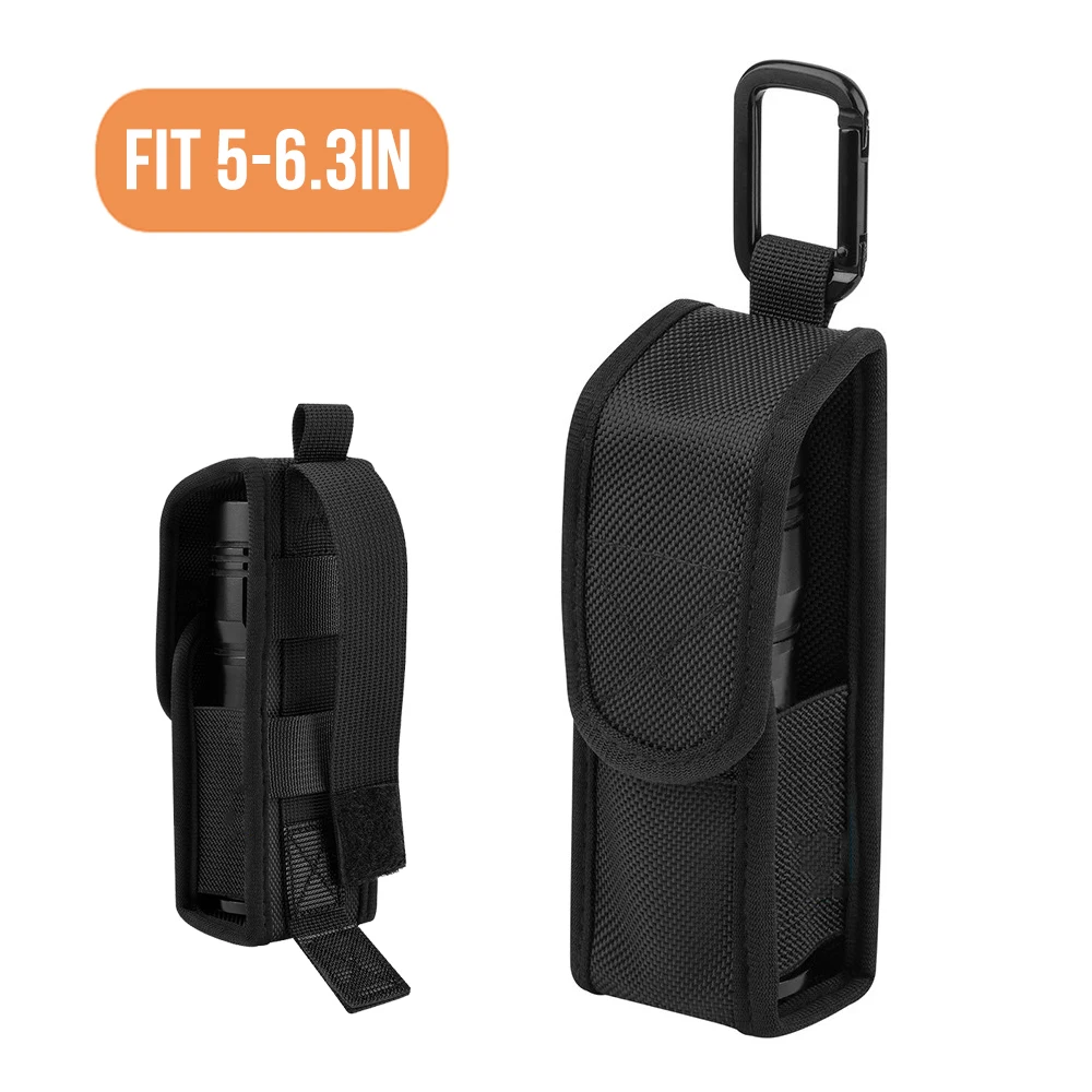 

Тактический Мягкий фонарик с держателем светодиодный фонарик нейлоновый поясной ремень сумки для охоты для кемпинга на открытом воздухе ф...