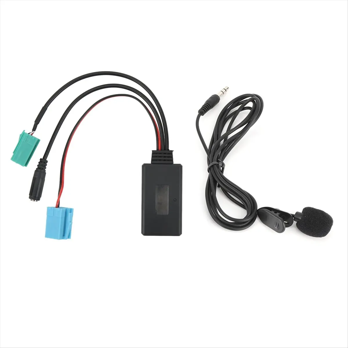 Фото 6-контактный Bluetooth-аудиокабель ABSY, автомобильный стереоадаптер AUX‑in с микрофоном, подходит для Renault Clio/Espace/Megane №1