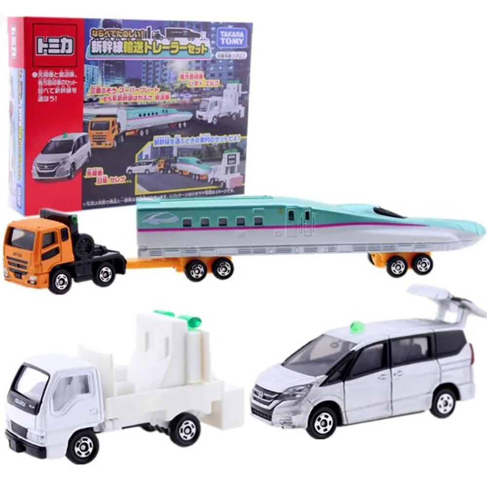 

Tomica Funny Bullet Train Transport Trailer Set,toys for children,holiday presents