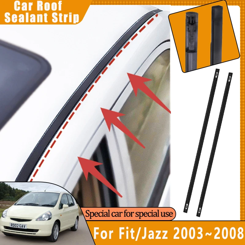 Автомобильная противопыльная наклейка для Honda Fit Jazz 2003 ~ 2008 GD GE резиновая