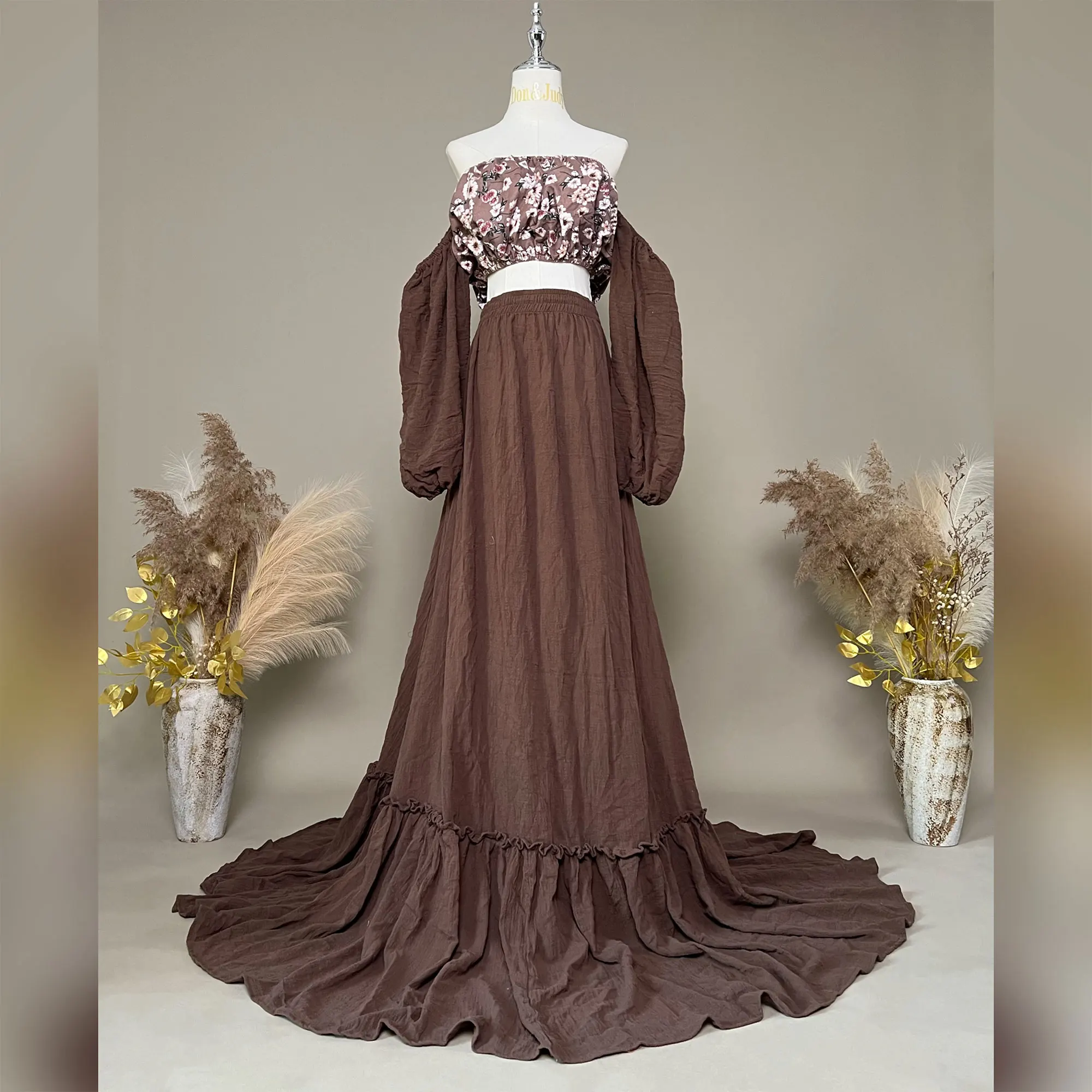 Женский комплект из двух предметов Don &amp Judy платье для фотосессии и беременных с