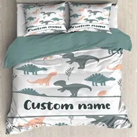 Custom Baby with Name Bedding Set Duvet Cover Set Single Double Queen King Size Soft Home Textiles Quilt Covers Bedclothes