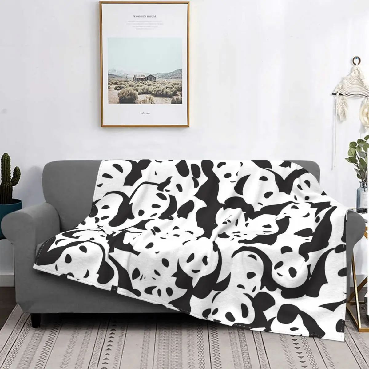 

Мягкое Фланелевое покрывало в виде панды