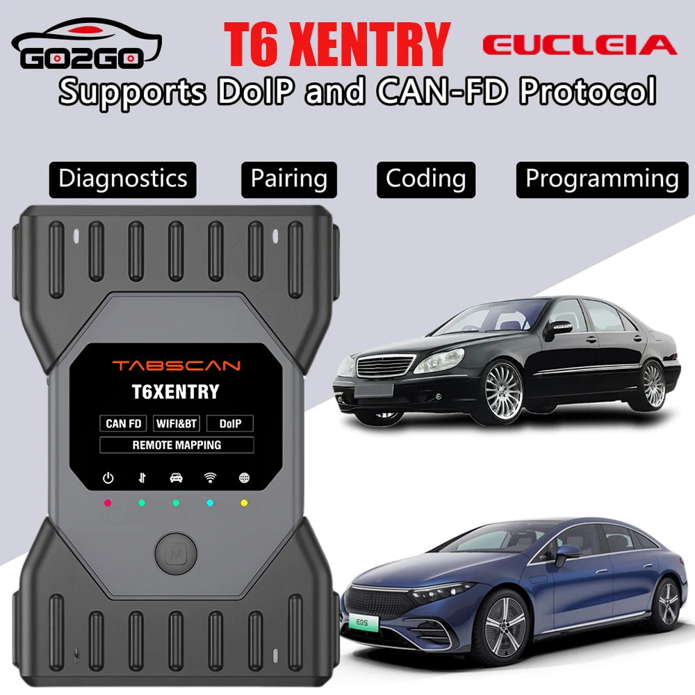 Eucleia TabScan Mer-cedes T6XENTRY Инструмент диагностики и кодирования ЭБУ Поддержка