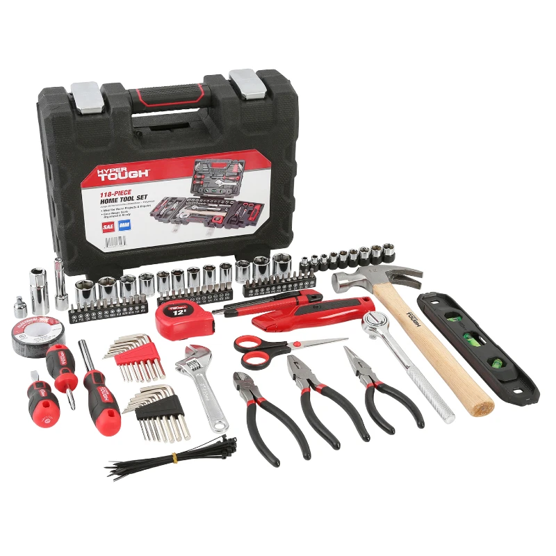 

118-Piece Tool Set for Home Repairs, Model 7003 Mini Tool Case for Repair
