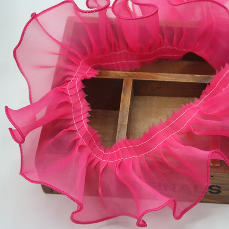 3 ярда 9 цветов аксессуары для одежды сделай сам 8 см складная шифоновая пряжа