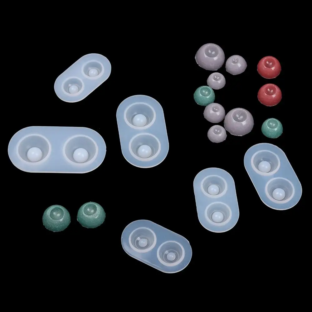 Форма для кукольных глаз разных размеров полукруглая силиконовая форма глазных