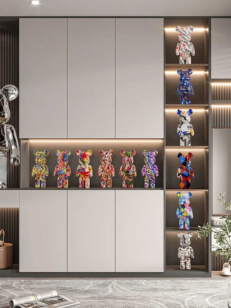 Винтажная цветовая гамма украшения серии жестокий медведь 400% для гостиной и