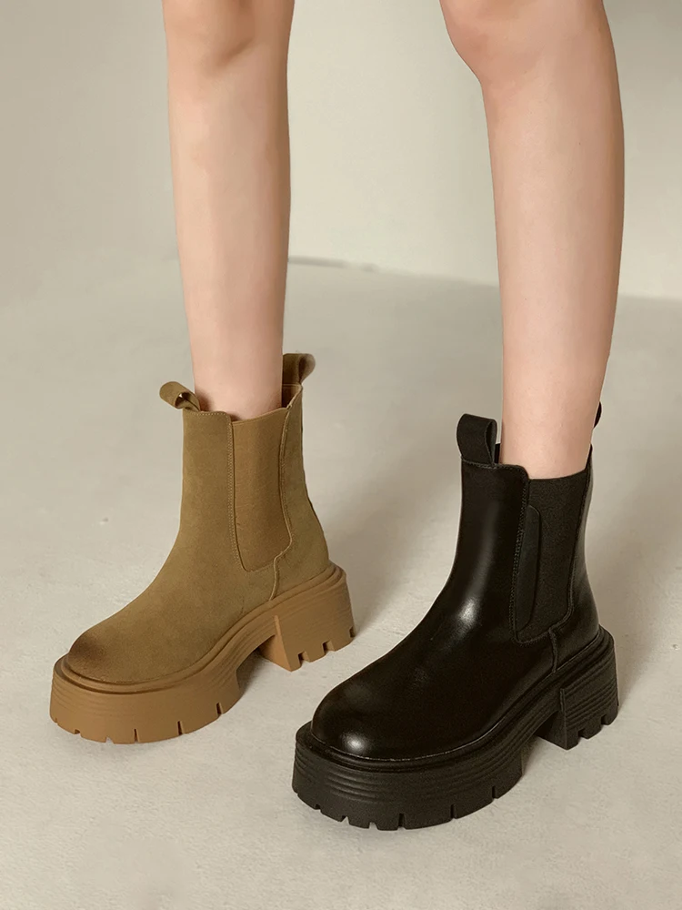 

Туфли женские ботинки с круглым носком-женские роскошные дизайнерские ботинки челси 2022 модные летние ботинки в стиле "Лолита" со шнуровкой ...