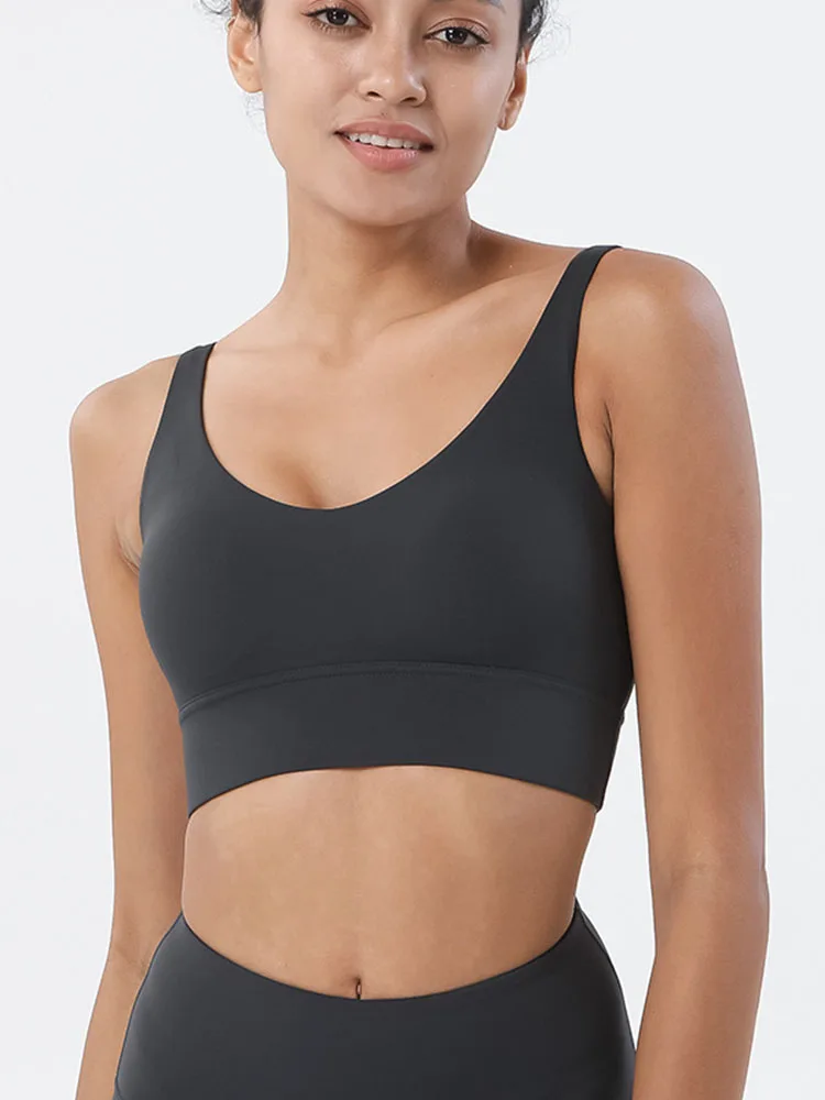 Fitness Bra Push Up Gym Fitness Women Sports Bra Full Cup Gym Crop Top Corset Athletic Vest Removable Chest Pad Female Yoga Bra