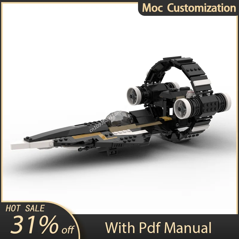 513 шт. MOC Star Battle Republic Jedi Starfighter модель строительные блоки сборка творческий