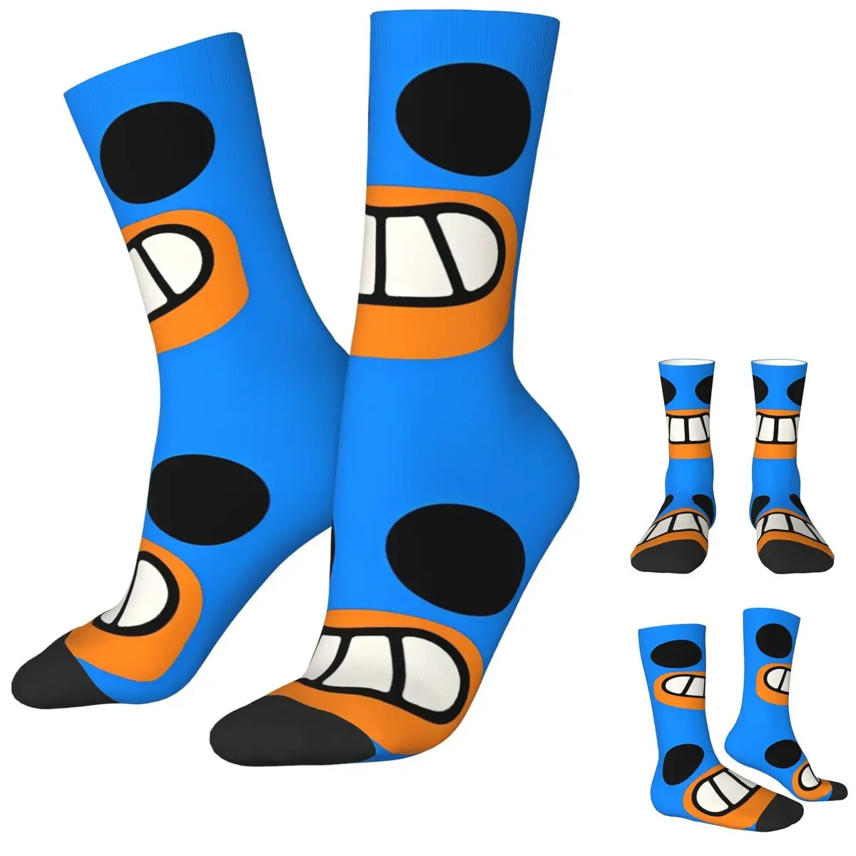 Спортивные носки Harajuku Brawling-Heros Emz Spike Squeak полиэстеровые с героями мультфильмов для