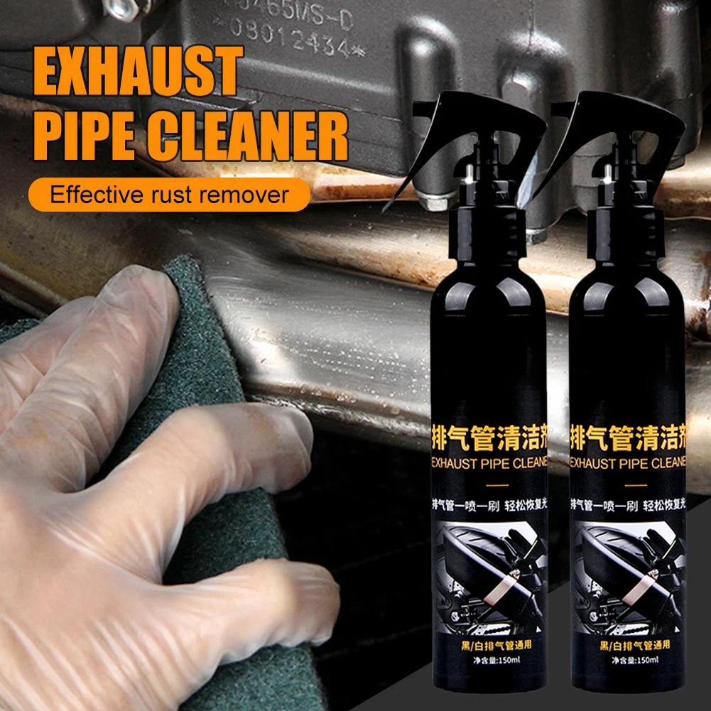 

150ml Motorcycle Exhaust Pipe Cleaner Liquid Rust Remover Cleaning Agent Motorcycle Car Maintenance Rust Removal Accessories
