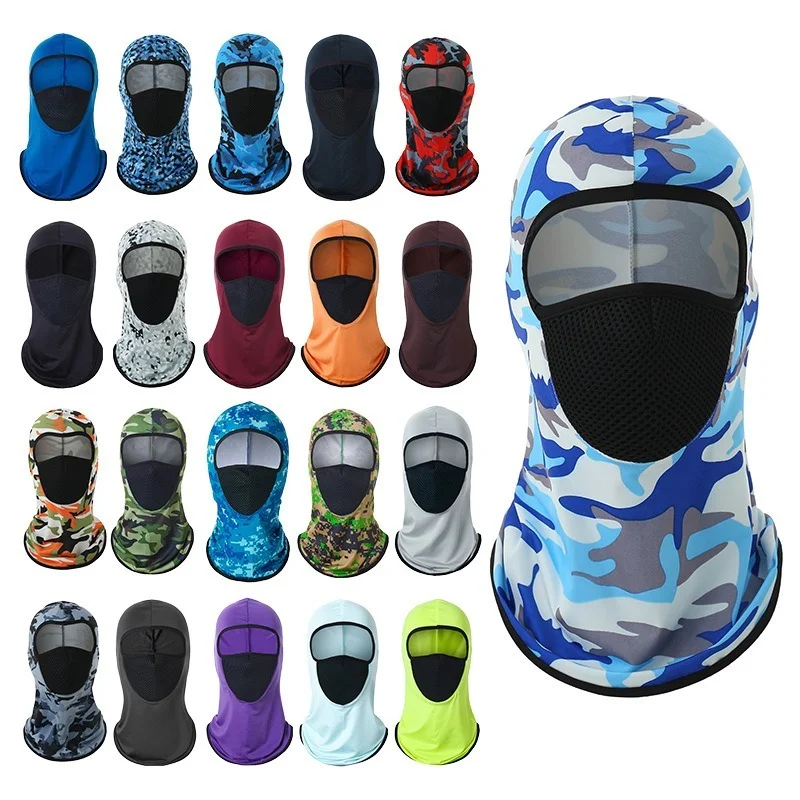 

Hunting Hat Military Camouflage Balaclava Tactical Cap Airsoft CS War Battle Full Face Mask Scarf Army Helmet Liner