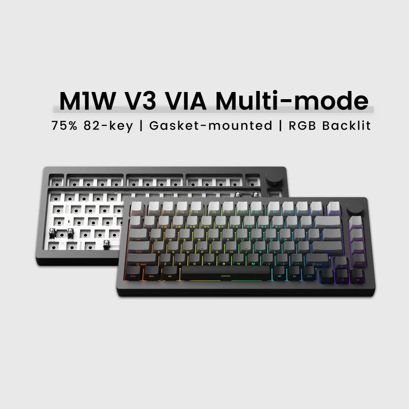 AKKO MonsGeek M1W V3 SP Механическая игровая клавиатура/комплект Barebone Поддержка VIA 75%