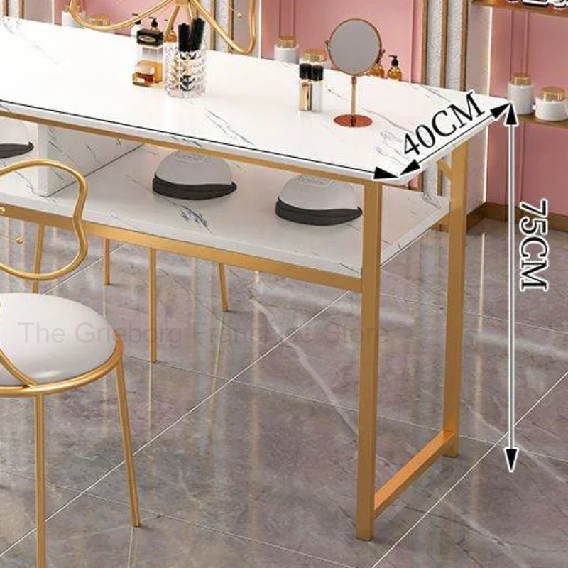 Простые маникюрные столы для ногтей профессиональный белый очиститель макияжа