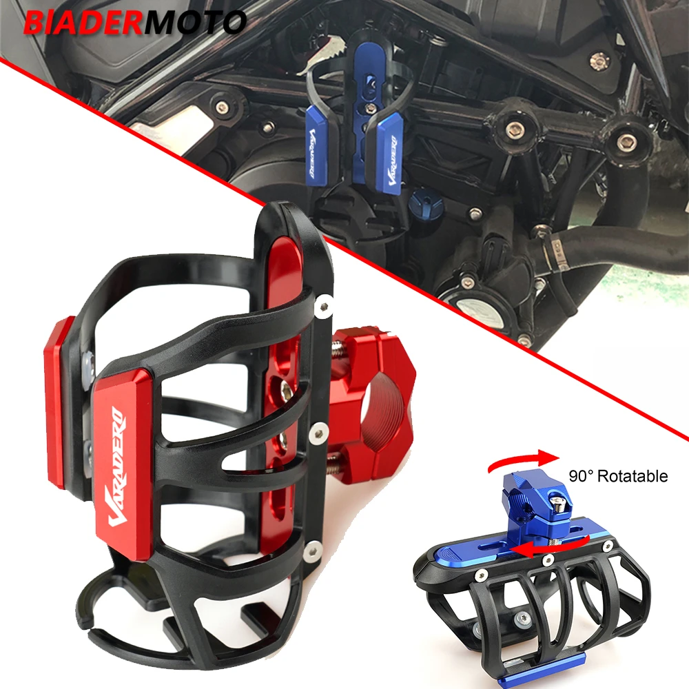

Motorcycle CNC Accessories Beverage Water Bottle Cage Drink Cup Holder For HONDA Varadero XL1000 XL125 XL 1000 125 1000V 125V