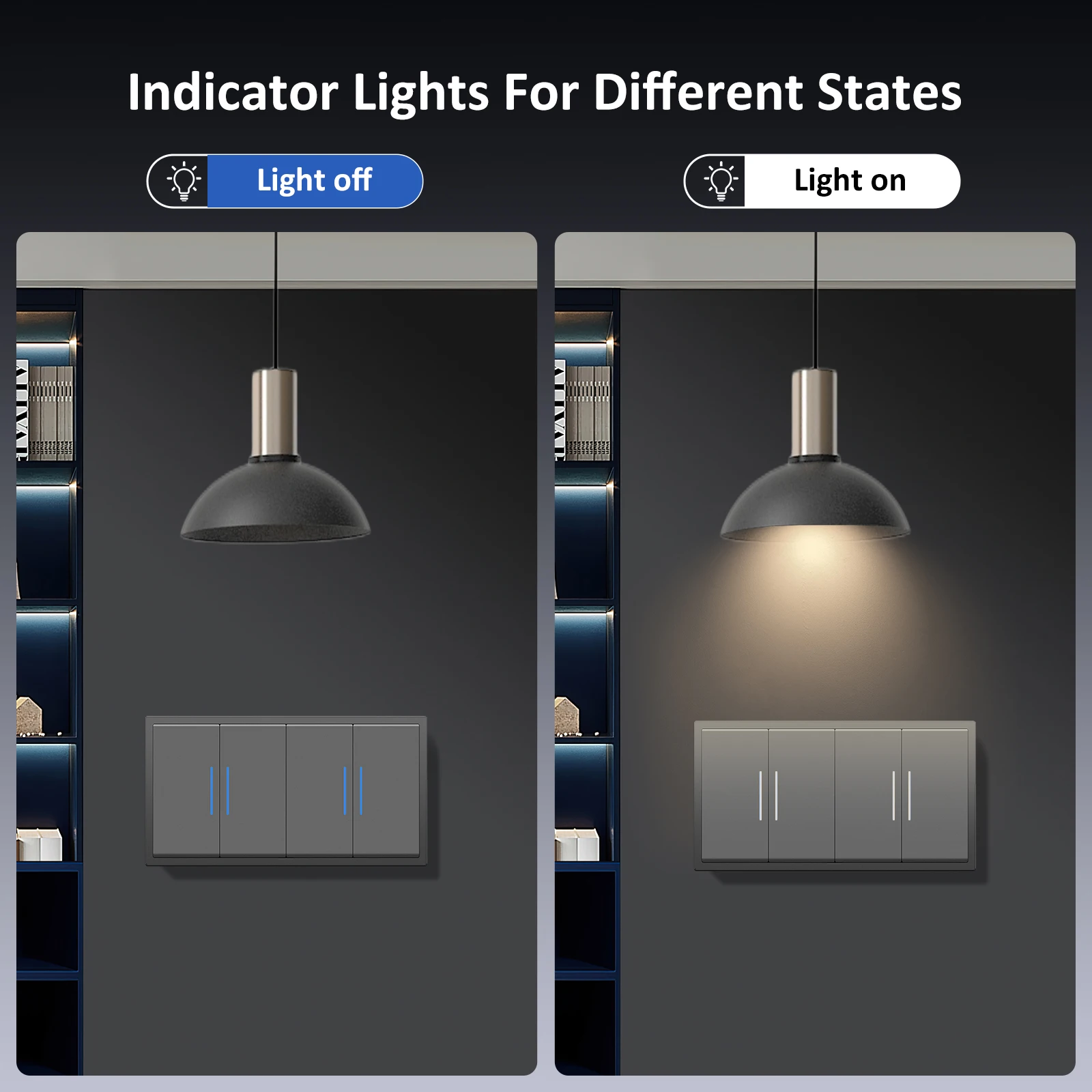 Кнопочные переключатели BSEED EU со светодиодным индикатором