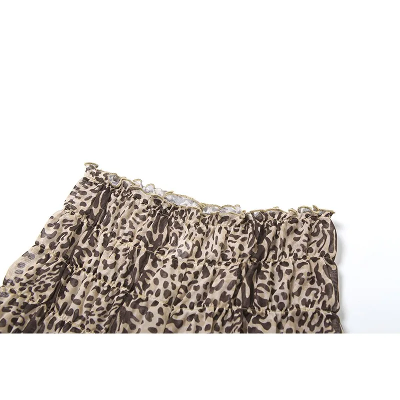 2024 летние сексуальные острые леопардовые кружева для девушек тонкий женский