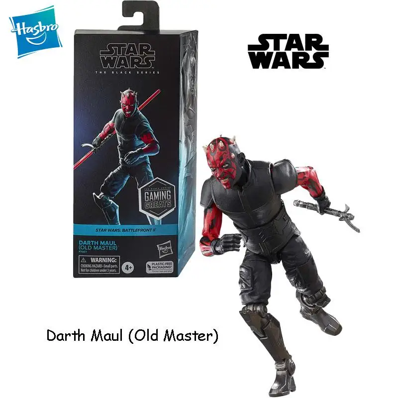 

Hasbro Star Wars The Black Series Darth Maul (Old Master) 2023 New Ships Within 150 Days Model 6In Action Figure Toy Gift