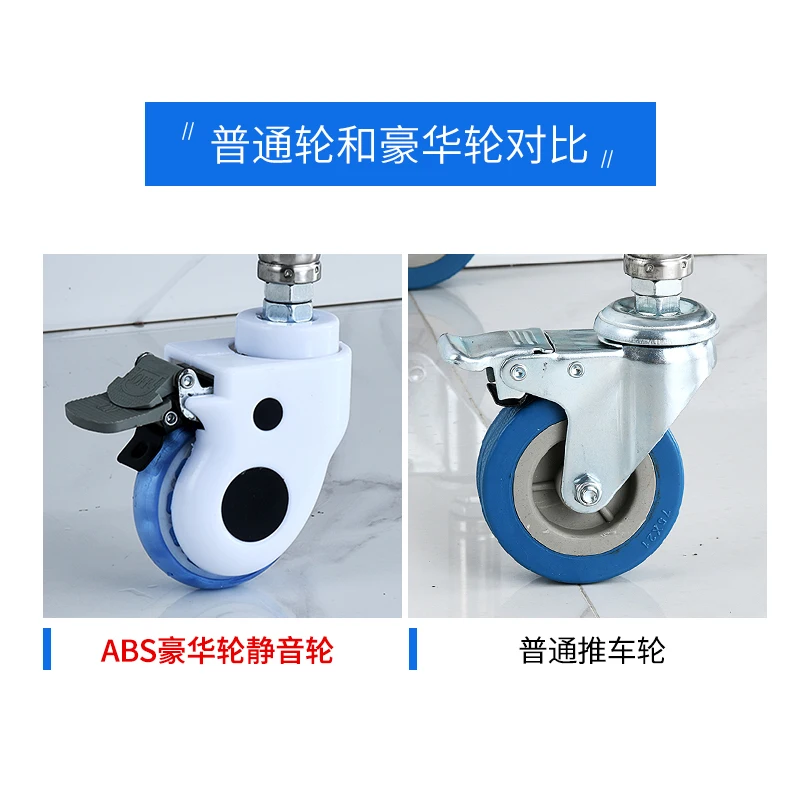 Тележка для салона на колесиках из нержавеющей стали тележка красоты