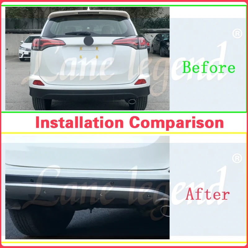 Подходит для Toyota RAV4 Rong Fang 2016-2019 модификация углов задних губ спойлер диффузор